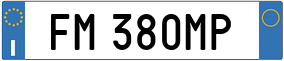 Truck License Plate